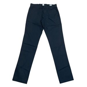 Gap Men's 32x34 Slim Textured Chino Pants Moonless Night V2 Black Classic NWT